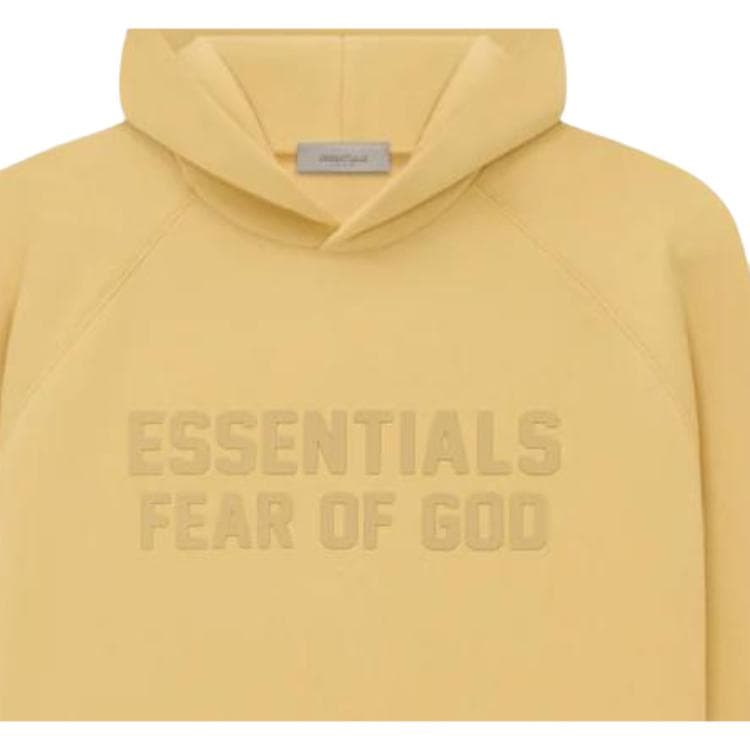 Худи Fear of God Essentials SS23 Essentials Hoodie Light Tuscan Logo - изображение 3