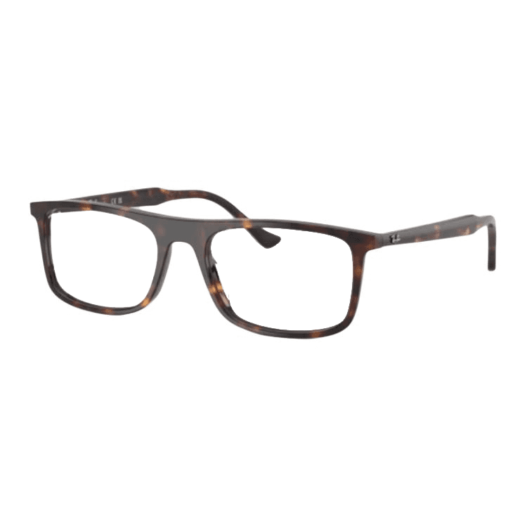 Оправа RayBan Оправа для очков прямоугольной формы унисекс цвет черепаховый - изображение 1