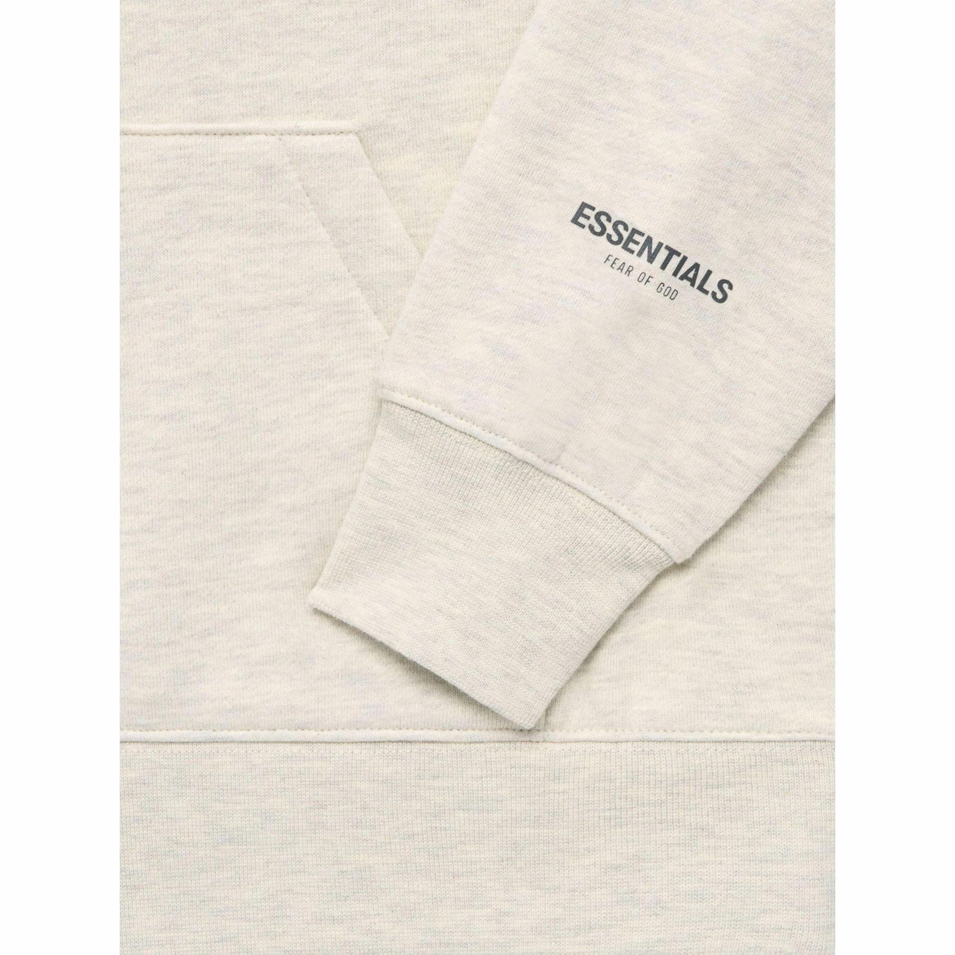 Худи Fear of God Essentials FW21 Pullover Hoodie Light Heather Oatmeal — фото 3