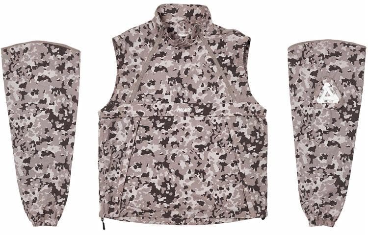 Куртка PALACE SS22 Zip Off Gilet Jacket Urban Camo Logo - изображение 5