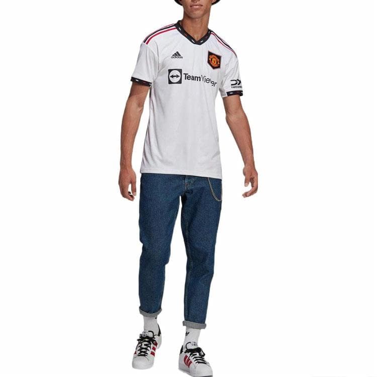 adidas Manchester United Fan Tee White - изображение 3