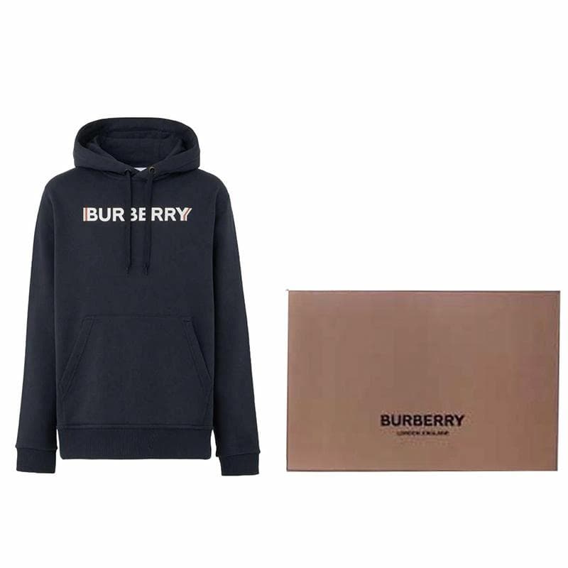 Худи Burberry Hoodie Navy - изображение 3