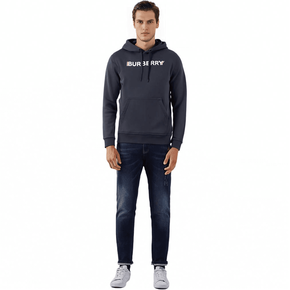 Худи Burberry Hoodie Navy - изображение 5