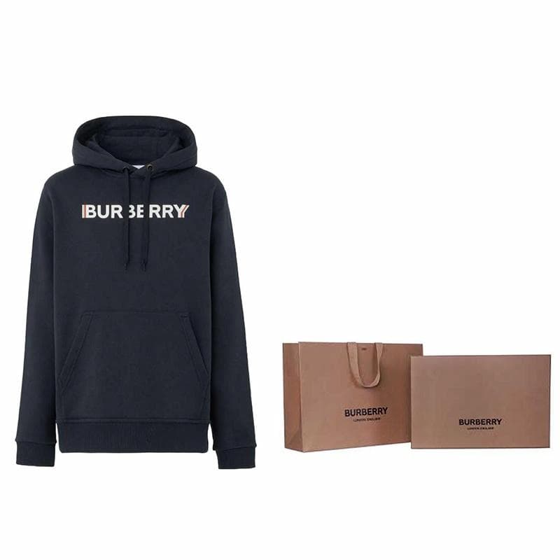 Худи Burberry Hoodie Navy - изображение 4
