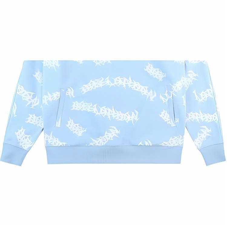 Кофта Boy London FW22 Logo Crewneck Sweatshirt Blue - изображение 4