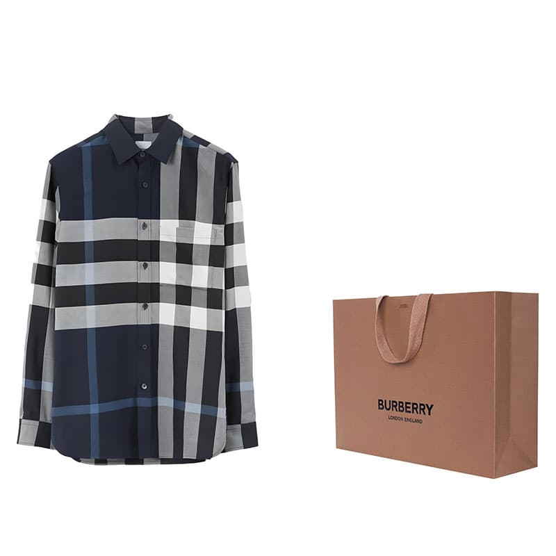 Рубашка Burberry Рубашка Мужская Многоцветная - изображение 2