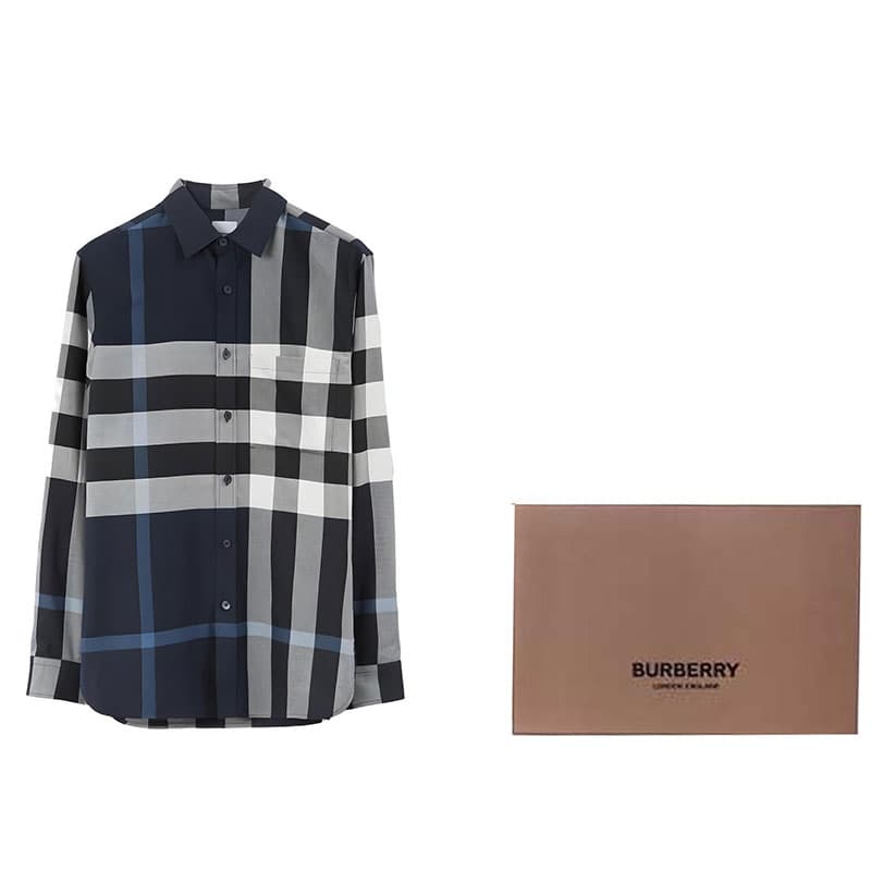 Рубашка Burberry Рубашка Мужская Многоцветная - изображение 3