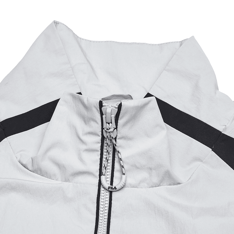 Куртка FILA ORIGINALE Ткани вязаные Пальто Мужской Винтажный серый - изображение 3