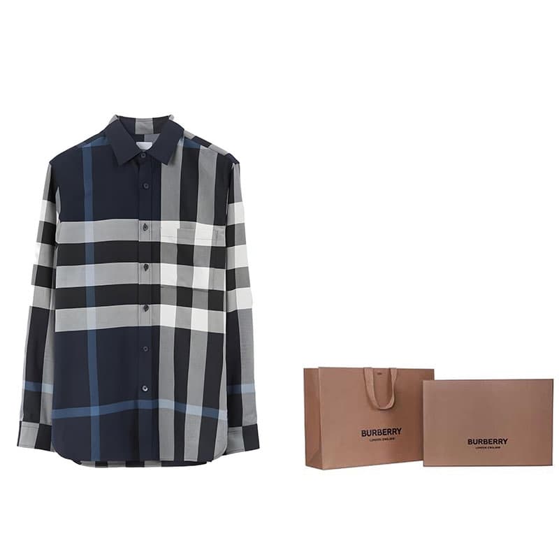 Рубашка Burberry Рубашка Мужская Многоцветная - изображение 4