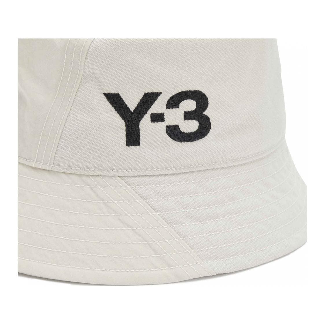 Панама Y-3 Logo Bucket Hat White - изображение 3