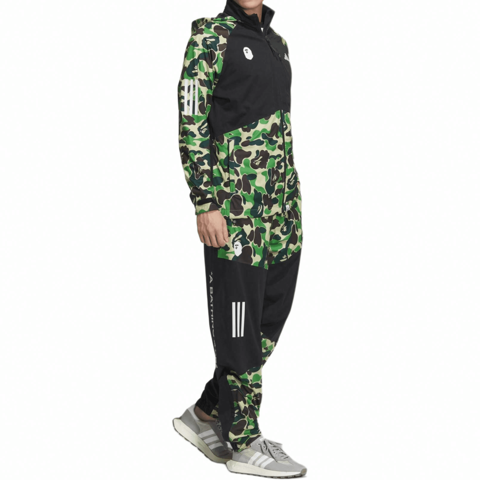 Куртка adidas x BAPE Black FW23 Windbreaker Jacket - изображение 4