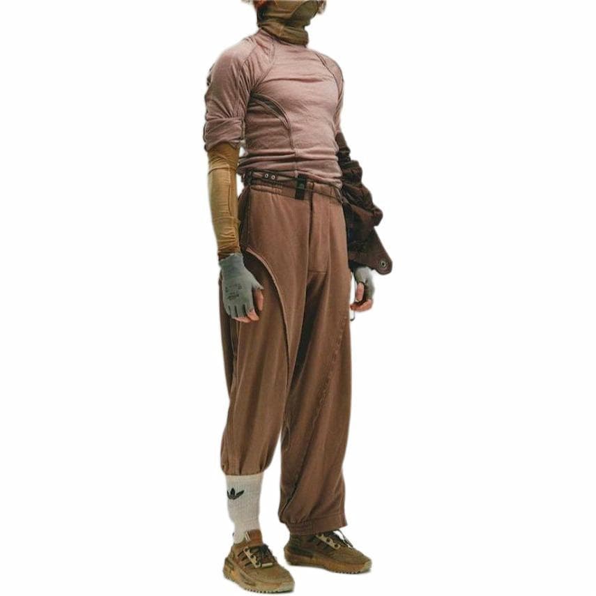 Штаны adidas Originals x HAMCUS FW23 Brown Joggers - изображение 3