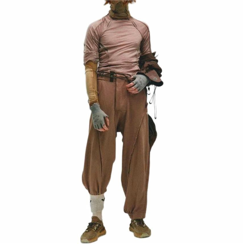 Штаны adidas Originals x HAMCUS FW23 Brown Joggers - изображение 4