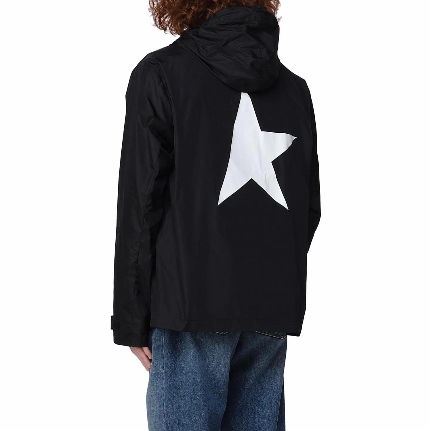 Куртка Golden Goose Logo Windbreaker Jacket Black - изображение 4