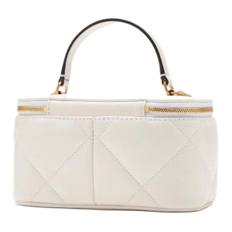 Косметичка Tory Burch Kira (Красный) Коровья кожа Косметичка Стандартная (Стандартная) Женская Белая - изображение 2