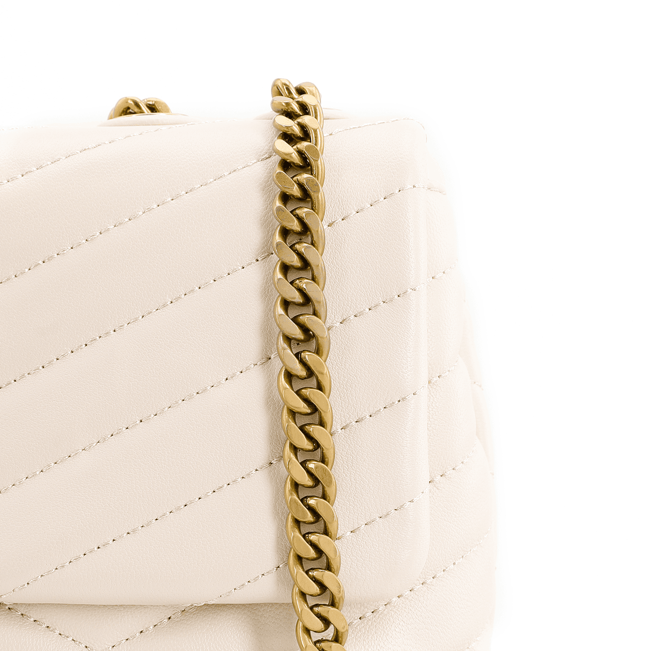 Мини-сумка Tory Burch Kira Cream - изображение 5
