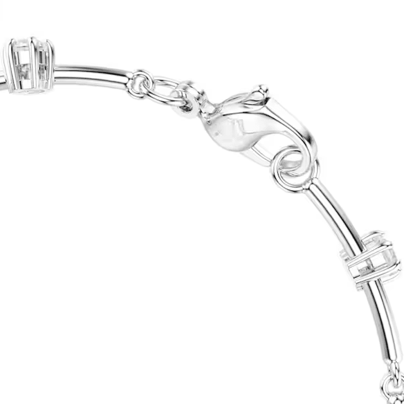 Браслет Swarovski Constella Синтетический кубический цирконий Искусственный кристалл Покрытие родием Искусственная жемчужина - изображение 4
