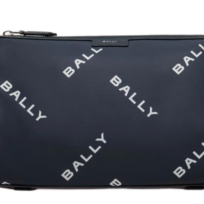 Сумка через плечо Bally Code Logo Nylon Messenger Bag - изображение 5