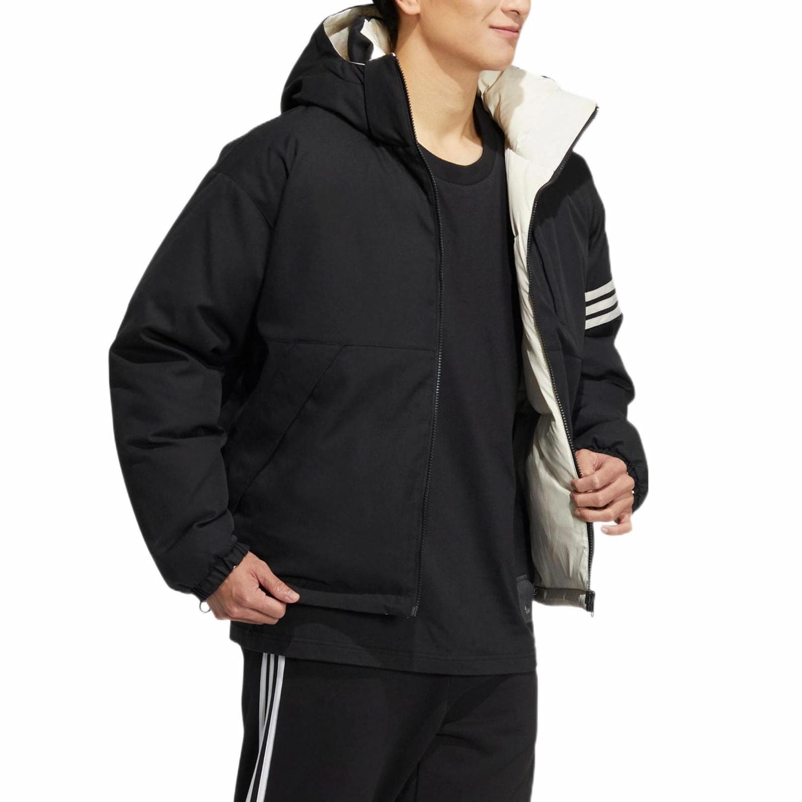 Зимняя куртка adidas Originals FW22 Down Jacket Black - изображение 4