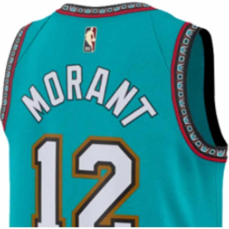 Баскетбольная майка Nike NBA Morant 12 Jersey Green - изображение 3