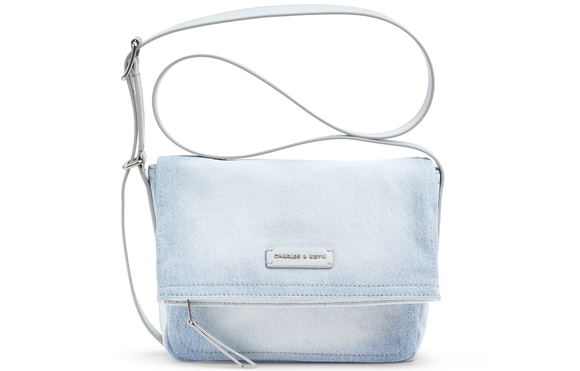 Сумка через плечо CHARLESKEITH ck PU Light Washed Denim - изображение 1