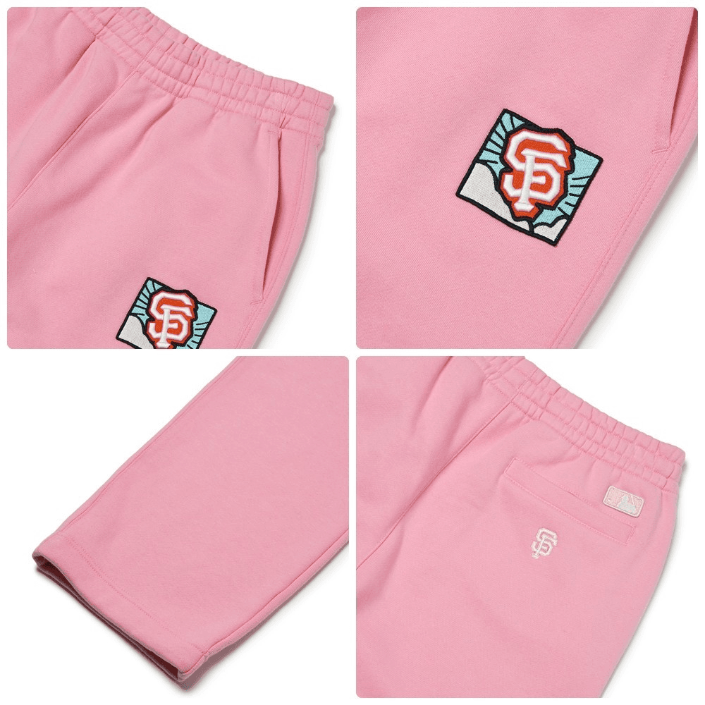 Штаны MLB San Francisco Giants Повседневные штаны Унисекс Розовые - изображение 3