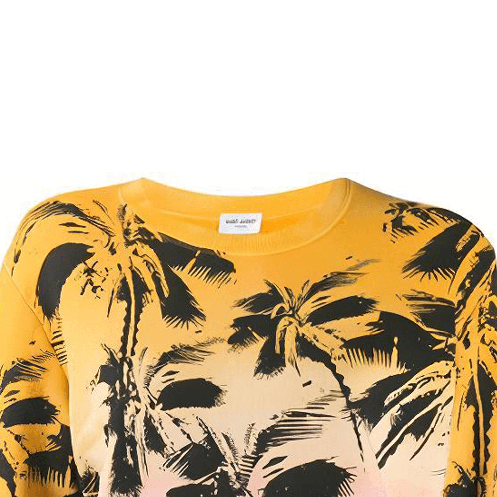 Кофта SAINT LAURENT Palm-print Sweatshirt — фото 2