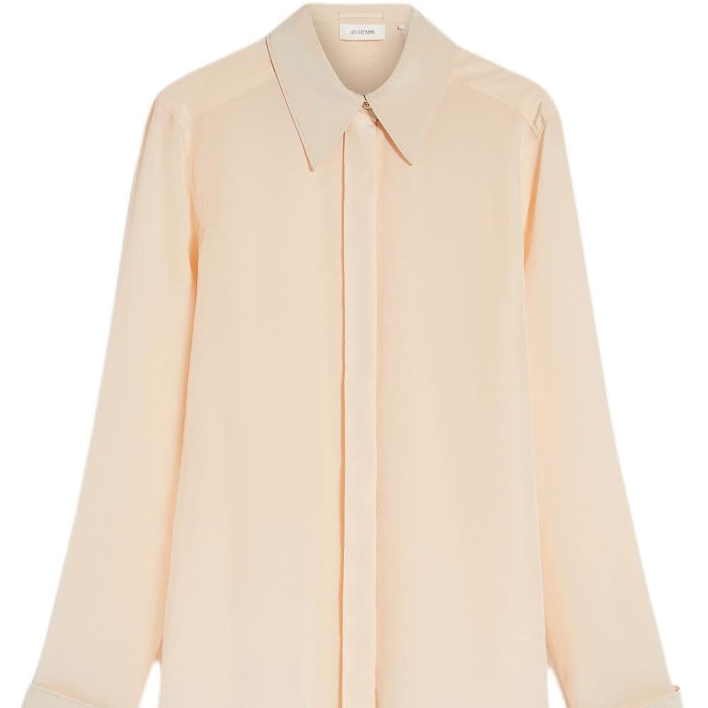 Блузка MaxMara Lelia Slim-Fit Pure Silk Shirt - изображение 2