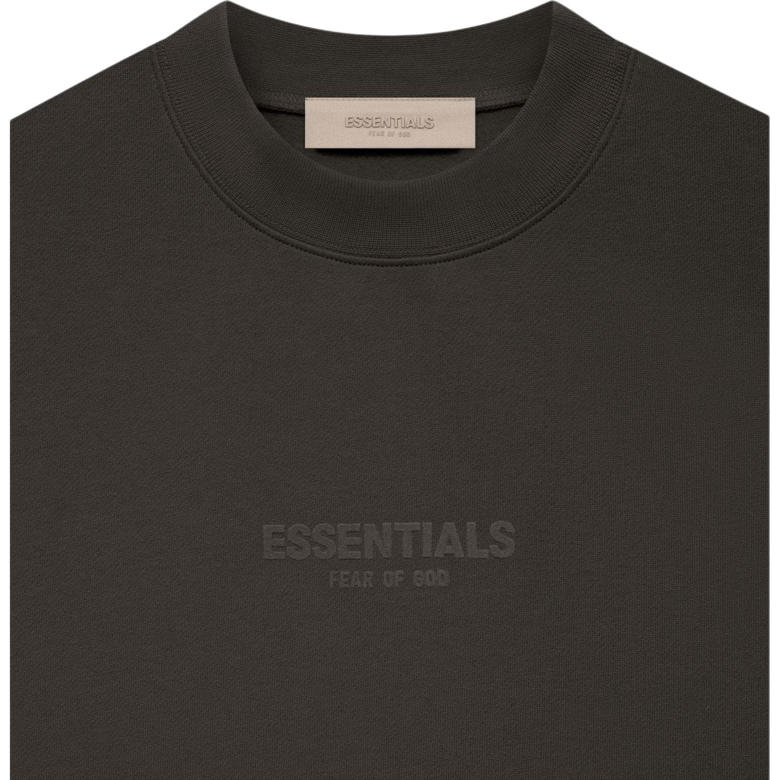 Худи Fear of God Essentials FW22 Relaxed Crewneck Off Black - изображение 3