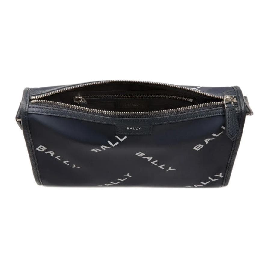 Сумка через плечо Bally Code Logo Nylon Messenger Bag - изображение 4