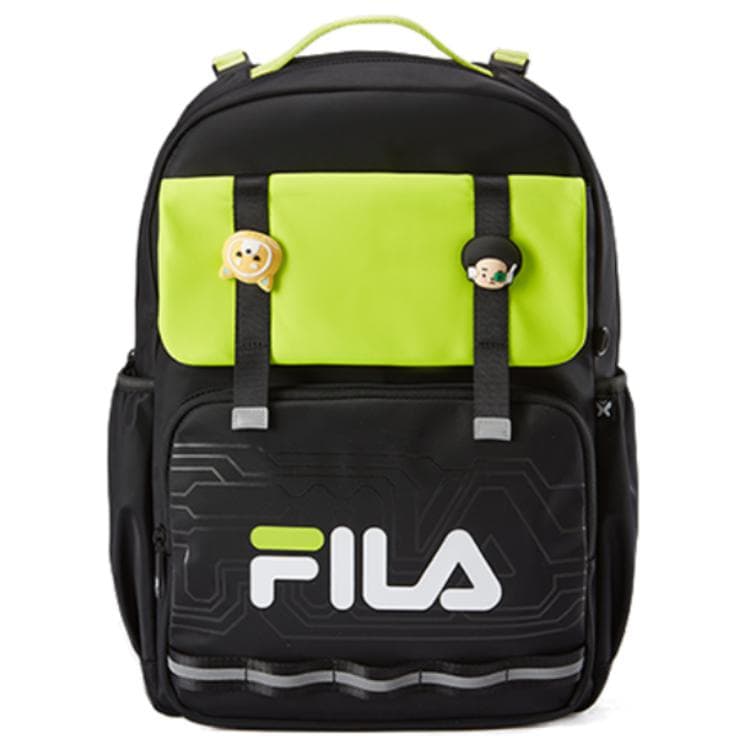 Рюкзак FILA Нейлоновый рюкзак для детей темно-черный легендарный синий красный - изображение 1