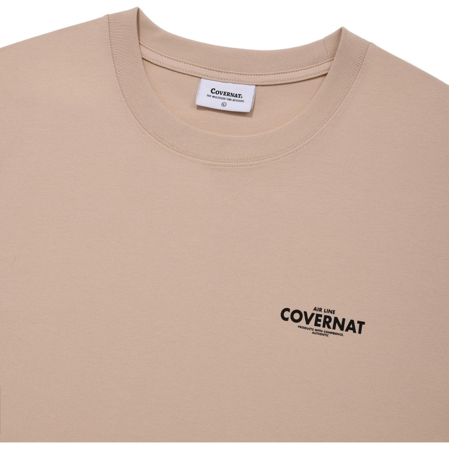 Футболка COVERNAT SS24 T Рубашка Мужской Серо-розовый - изображение 6