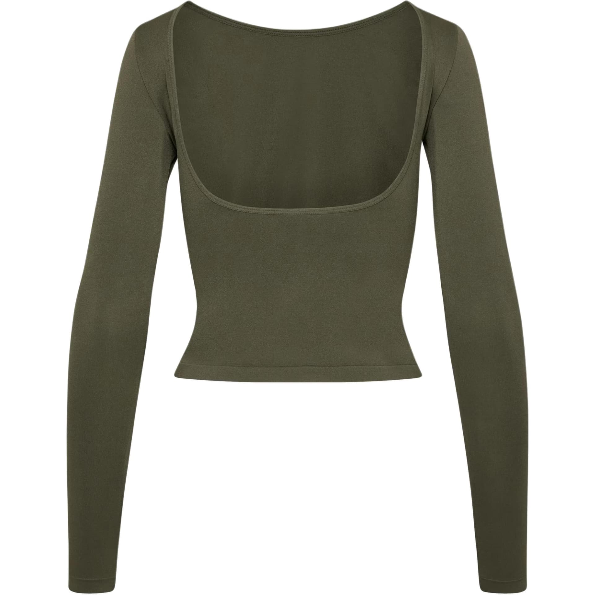 Футболка ARITZIA Стандартная рукавная рубашка T для женщин темно-оливковый темно-оливковый - изображение 2