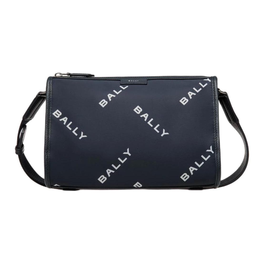 Сумка через плечо Bally Code Logo Nylon Messenger Bag - изображение 1