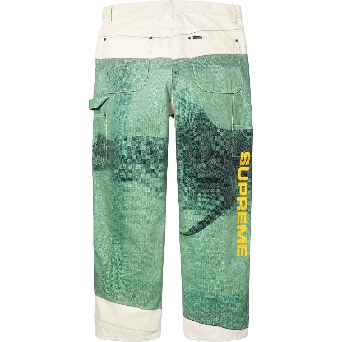 Штаны Supreme Damien Hirst WEEK1 PAINTER Jeans Повседневные штаны Унисекс - изображение 4