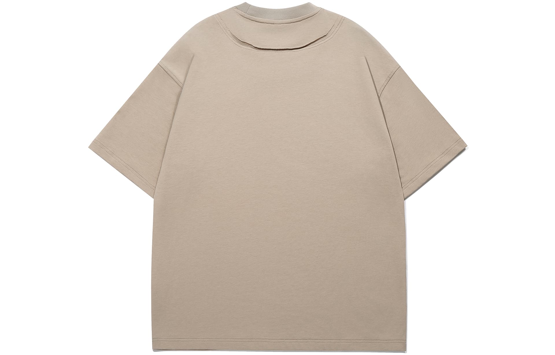 Футболка Guuka Короткий рукав T-рубашка мужская хаки - изображение 2