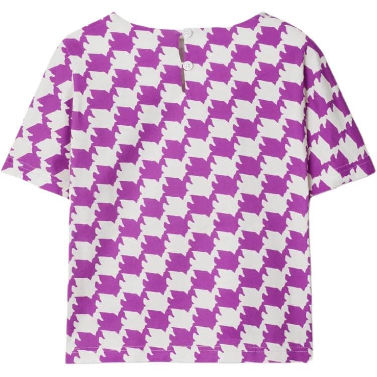 Футболка Burberry Фиолетовые Детские Рубашки T - изображение 2