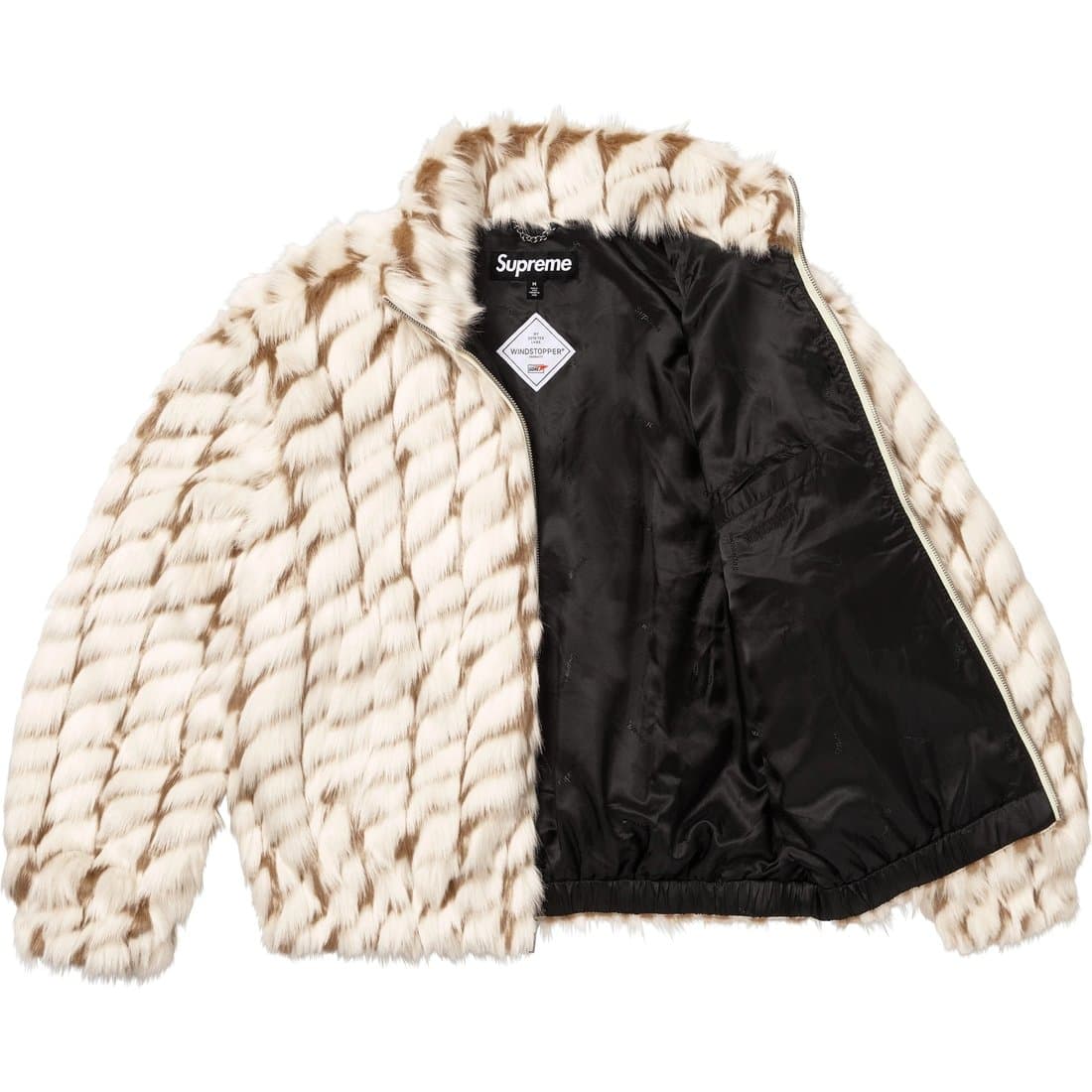 Куртка Supreme SS25 WEEK1 2 Тон WINDSTOPPER® Искусственный мех Куртка Унисекс - изображение 3