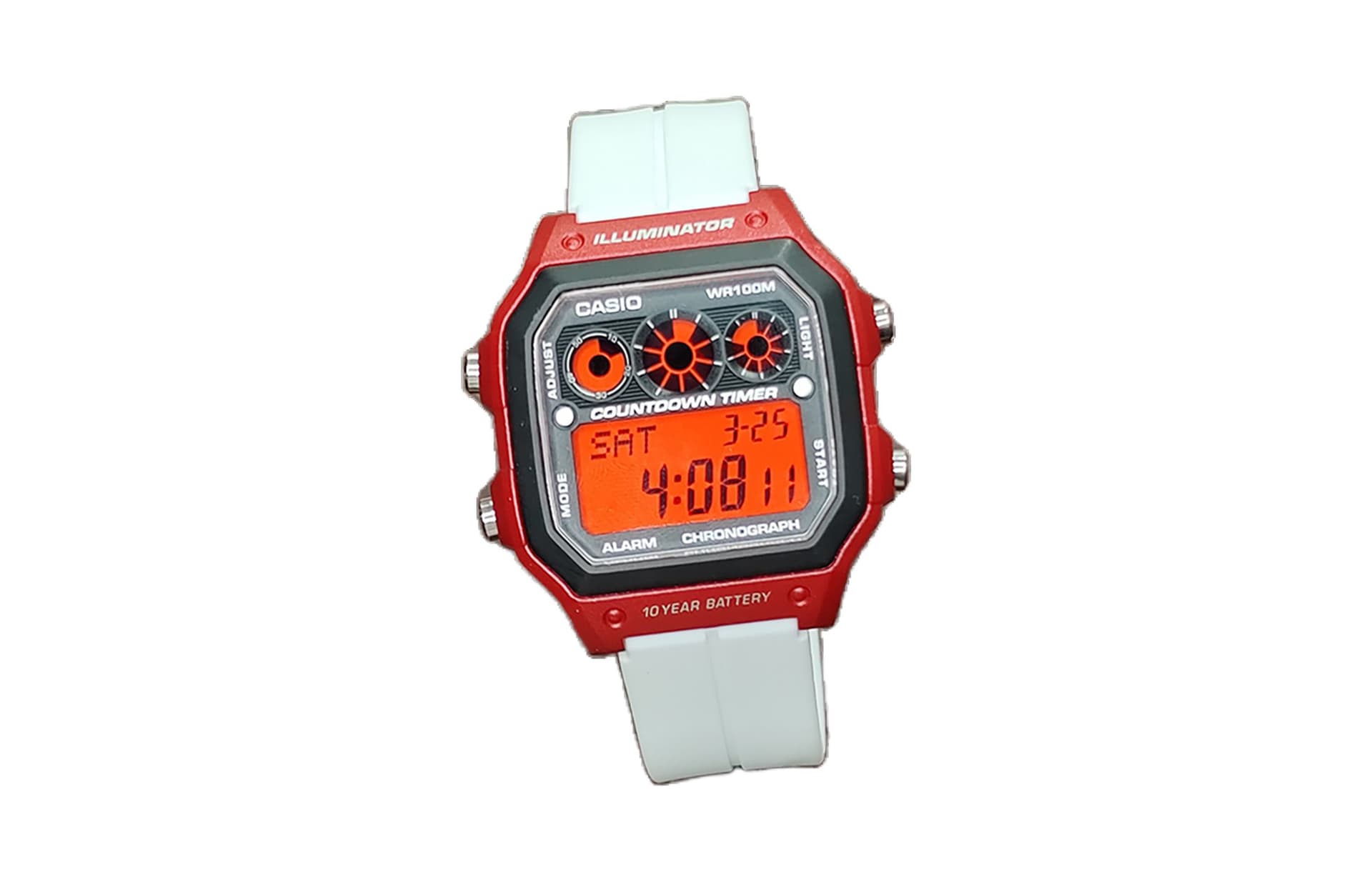 Часы CASIO AE-1300WH-4A Red - изображение 5