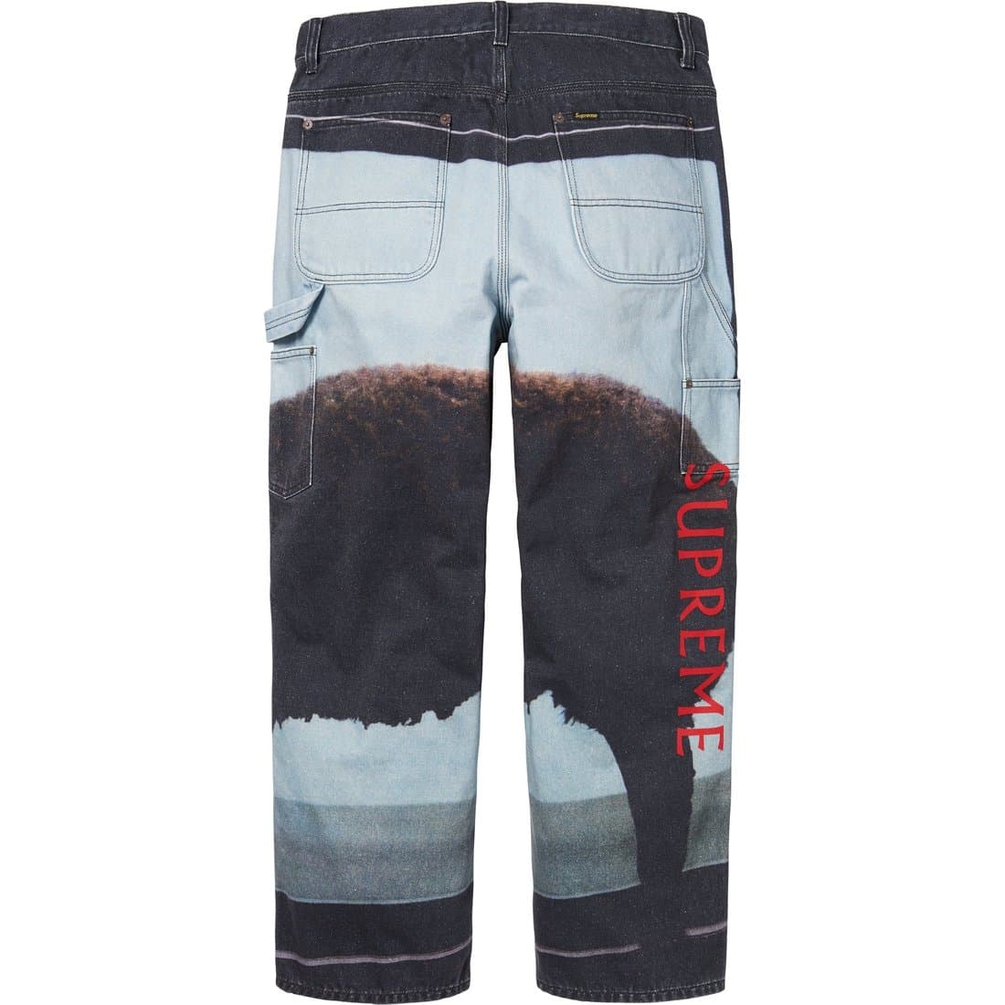 Штаны Supreme Damien Hirst WEEK1 PAINTER Jeans Повседневные штаны Унисекс - изображение 2