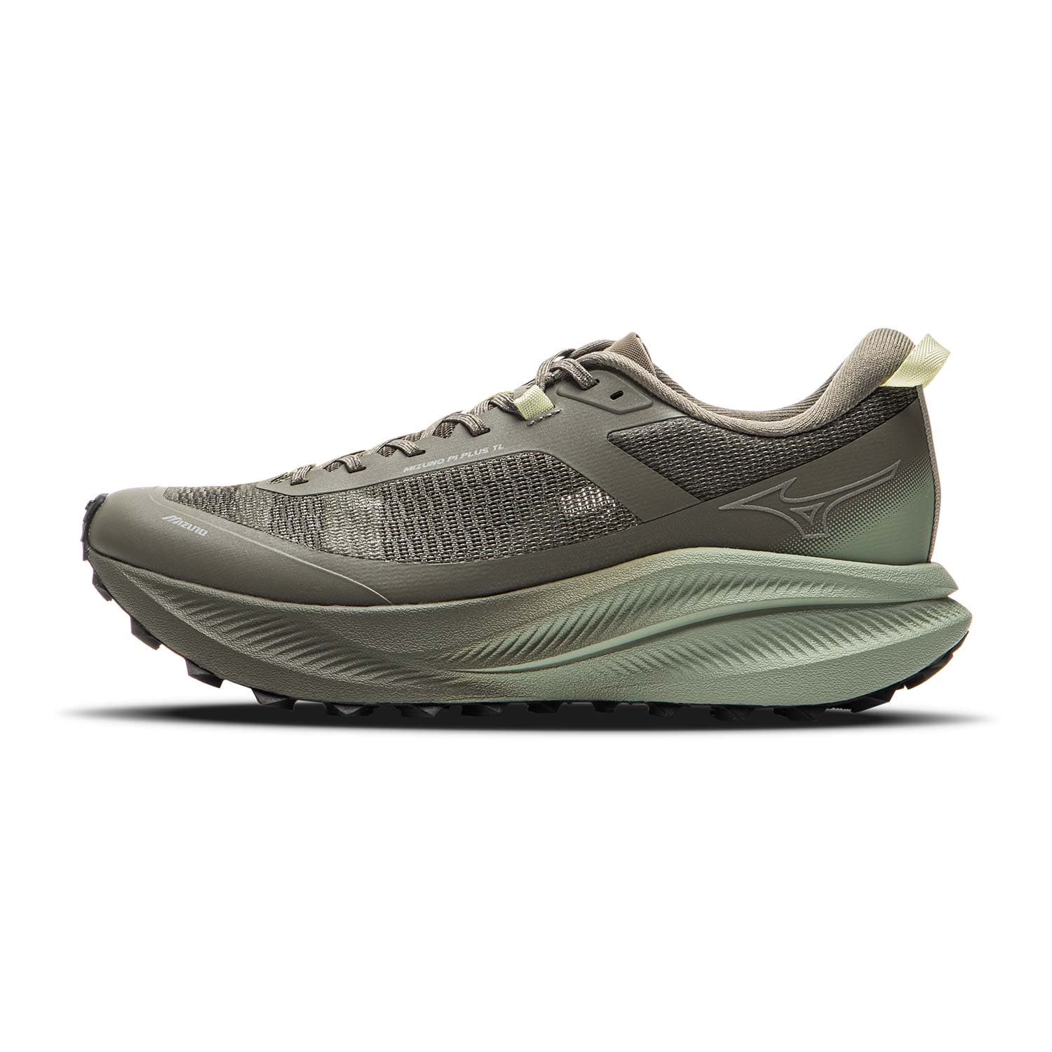 Кроссовки для бега Mizuno Ткань противоскользящая и дышащая низкие кеды для бега унисекс пустыня зеленый - изображение 1