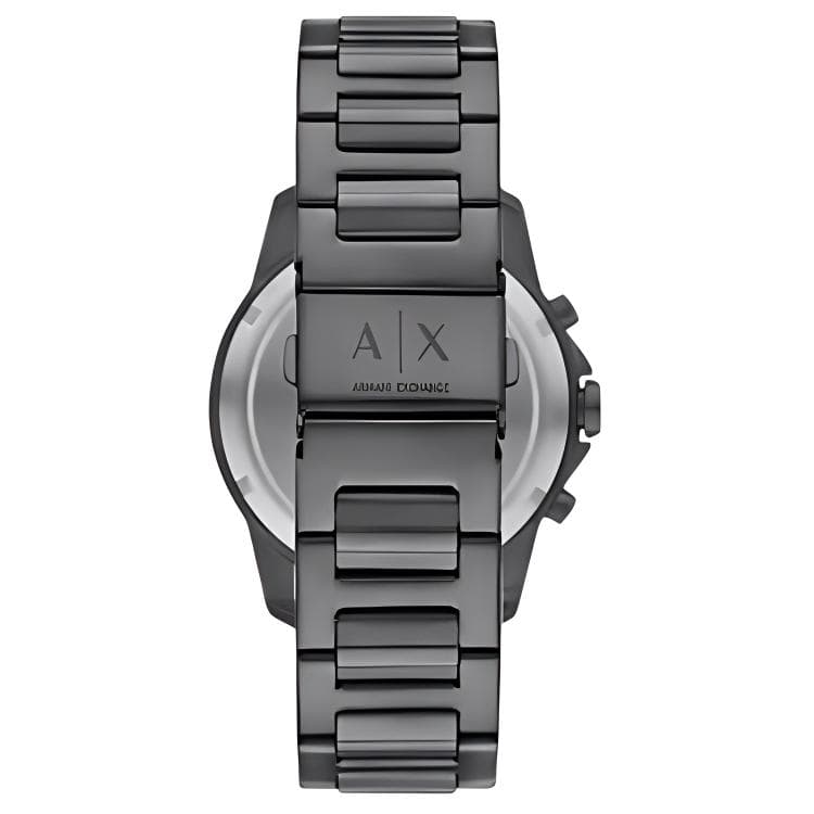 Механические часы ARMANI EXCHANGEAE Часы с ремешком на запястье кварцевый механизм нержавеющая сталь шнуровка 44 мм черный циферблат - изображение 4