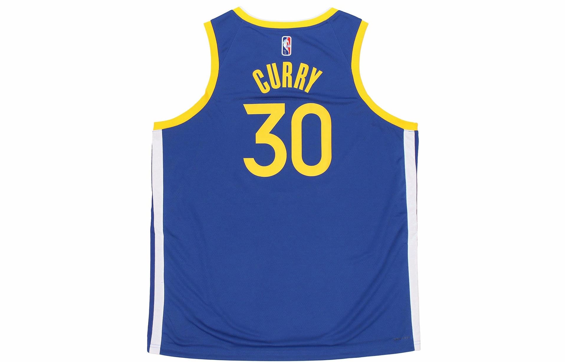 Баскетбольная майка Nike NBA Diamond Dri-Fit 75th Anniversary Warriors Curry 30 Jersey - изображение 2