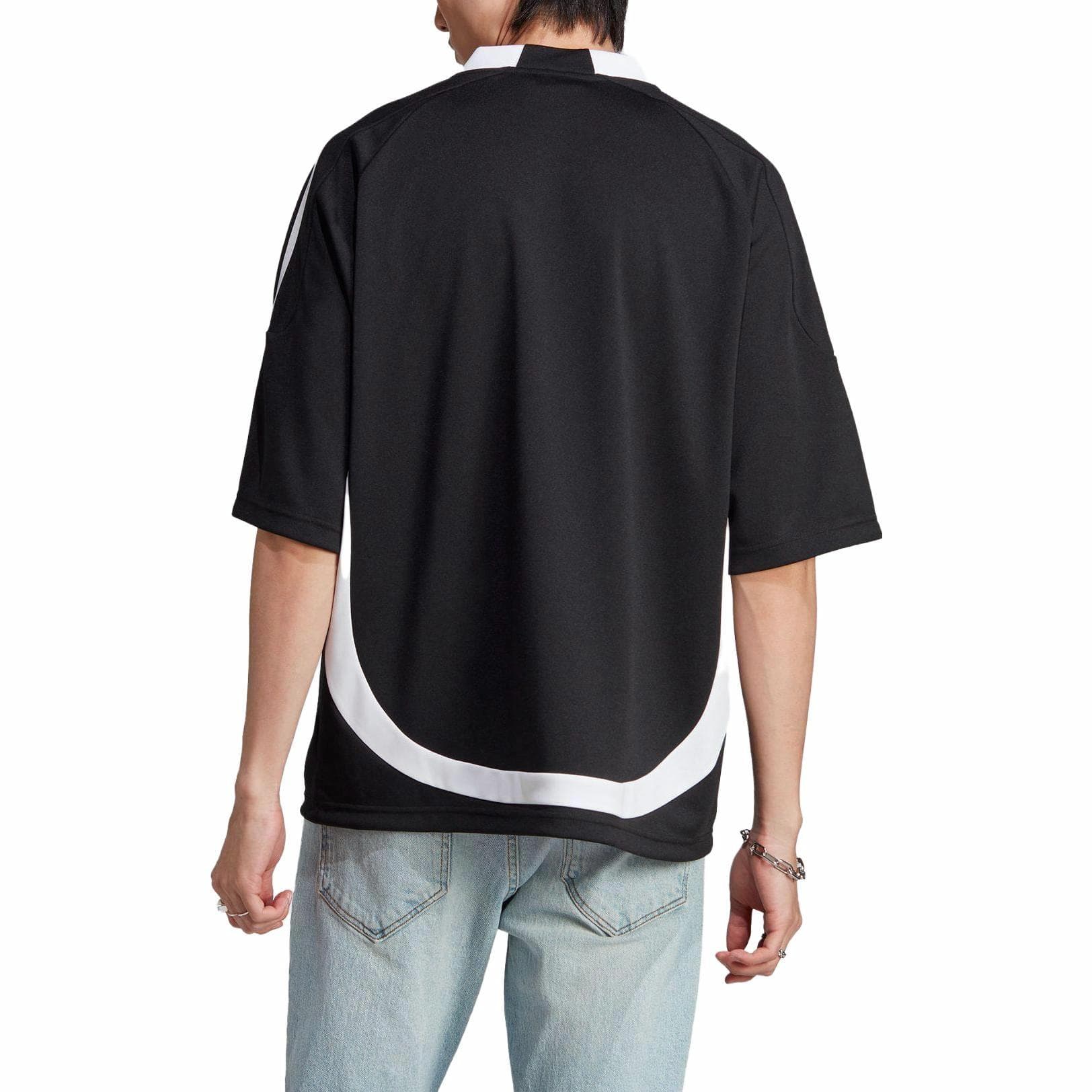 adidas Originals V-Neck Soccer Jersey Black - изображение 3