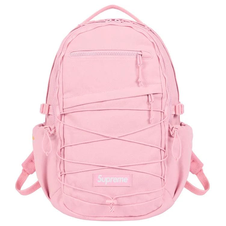 Рюкзак Supreme Хлопковый Рюкзак Стандартный (Standard) Унисекс Розовый - изображение 1