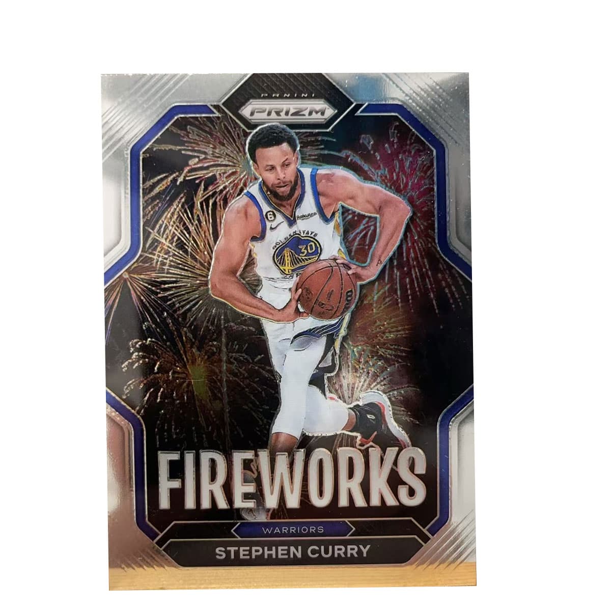 Коллекционные карточки PANINI 2022-23 Golden State Warriors Stephen Curry Фейерверк Специальное издание Спортивные карты 1 шт - изображение 1