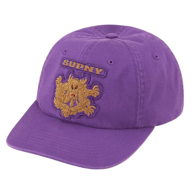 Кепка Supreme 100% хлопок саржа кепки унисекс фиолетовый черный коричневый белый - изображение 1