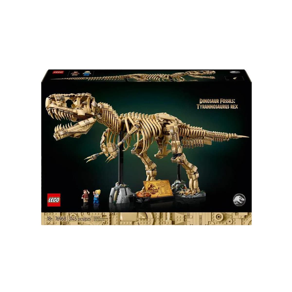 Конструктор LEGO x Jurassic Park Jurassic Park Тираннозавр Рекс Окаменелость Набор волшебных цветов Сборный конструктор 3145 шт - изображение 3
