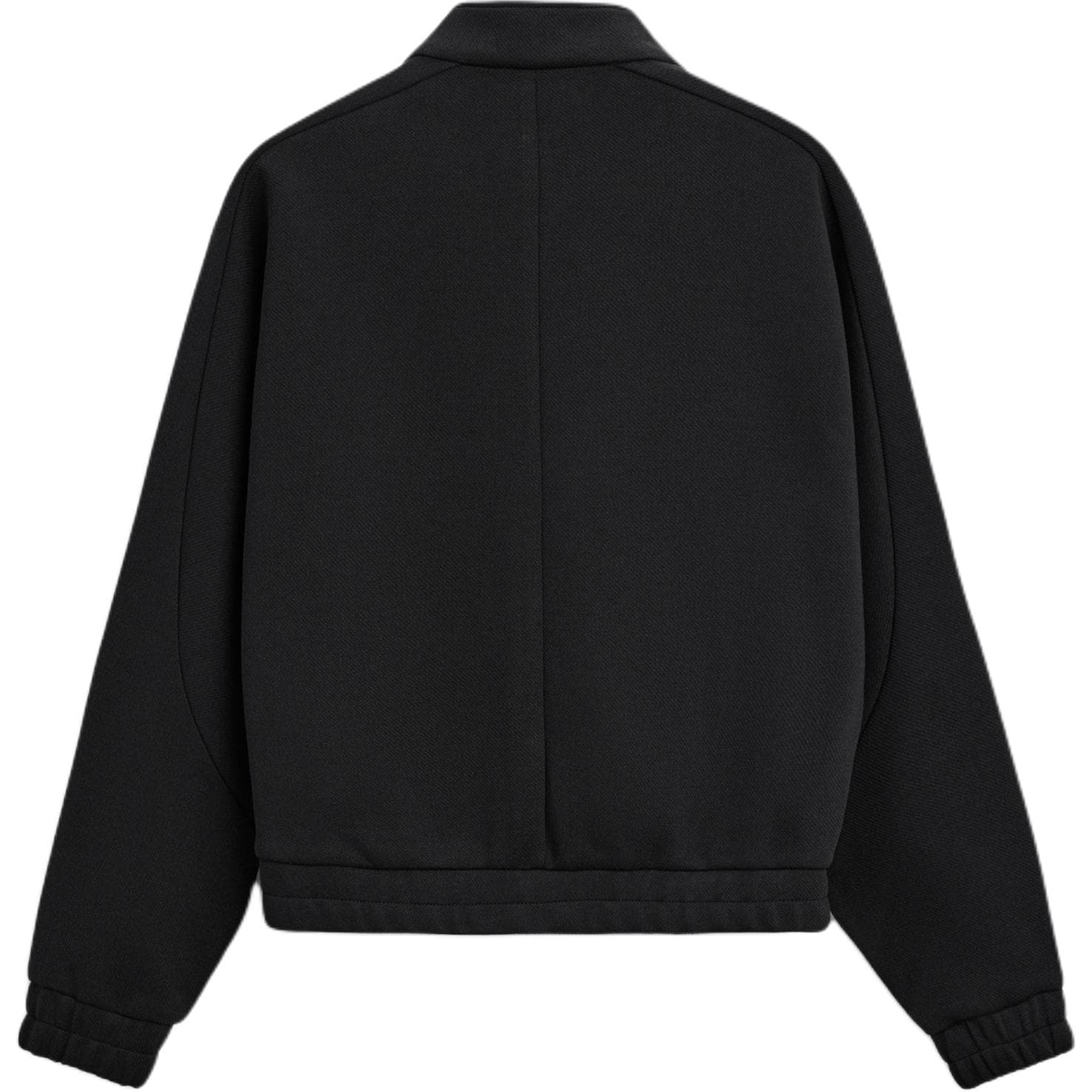 Кофта ZARA Zip-Up Slim Fit Sweatshirt Black - изображение 2