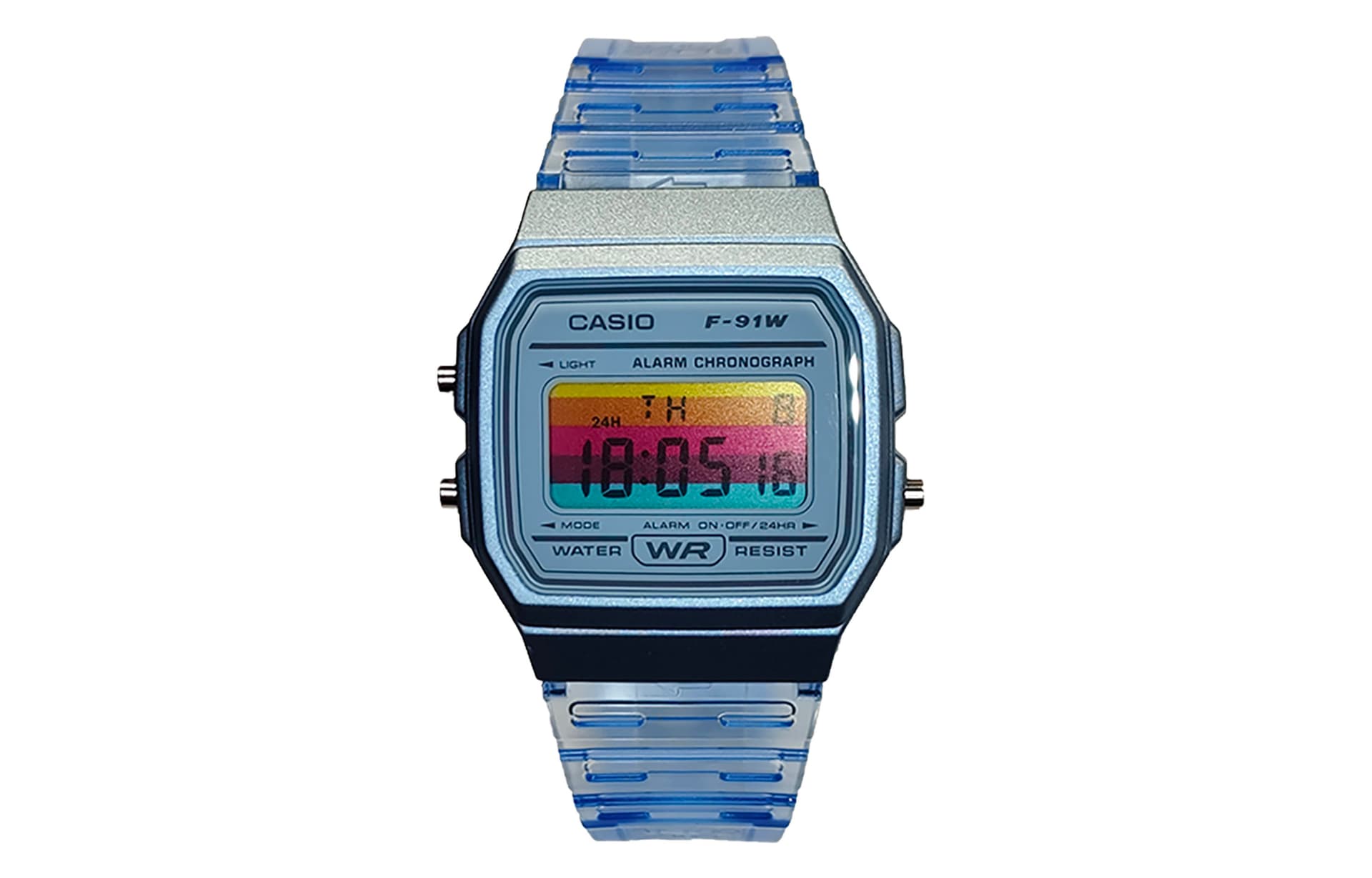 Часы CASIO F-91WS-2 Blue Crystal - изображение 1